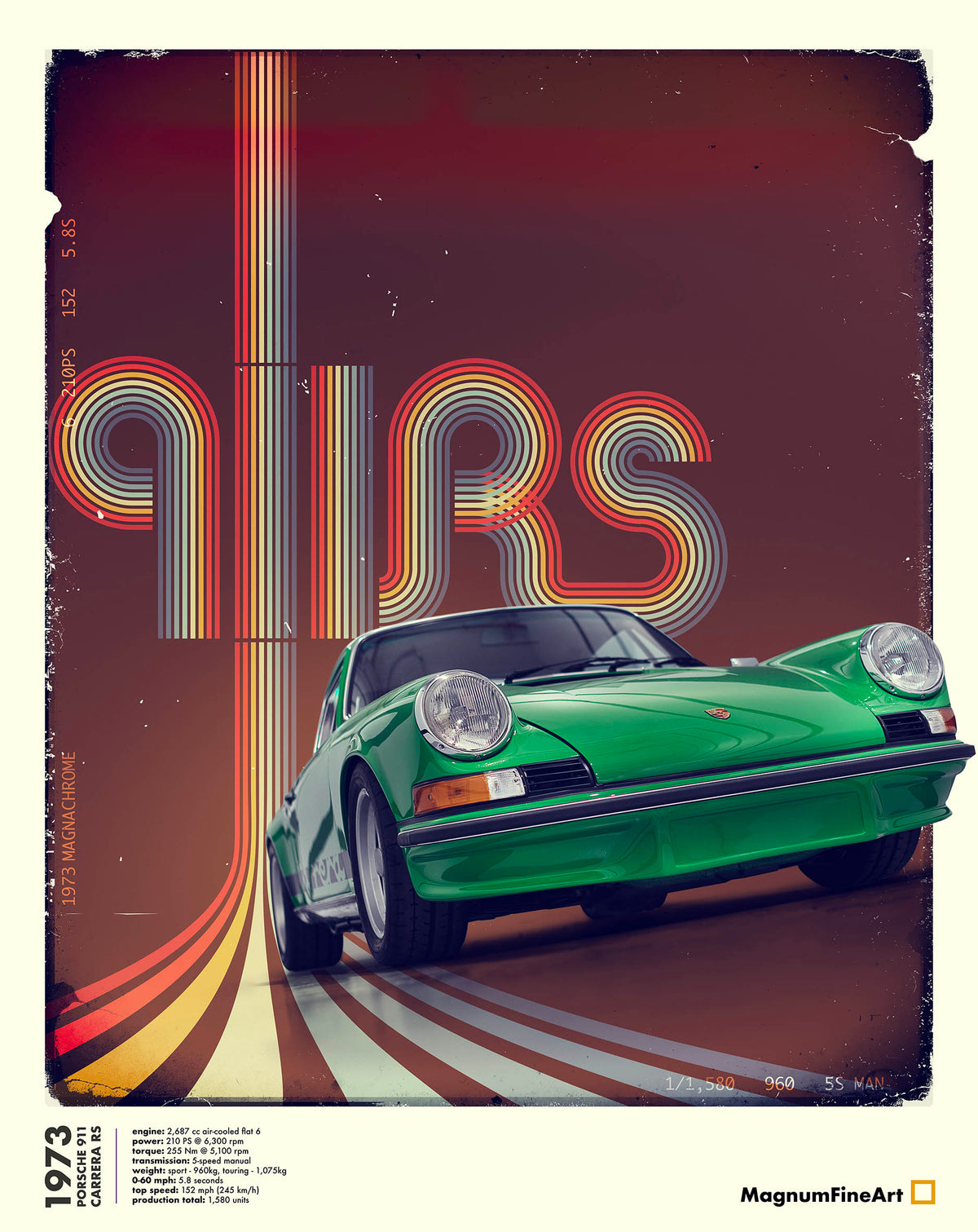 911 RS Carrera 1973 (Burgundy)